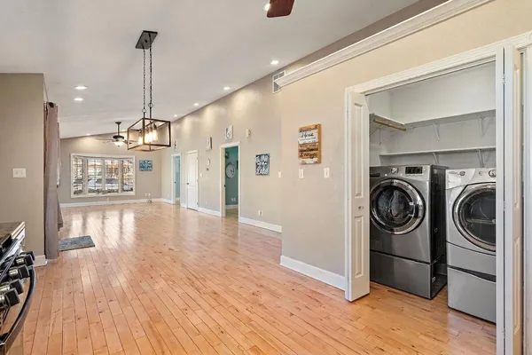 a view of walk in closet