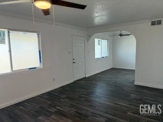 wooden floor in an empty room
