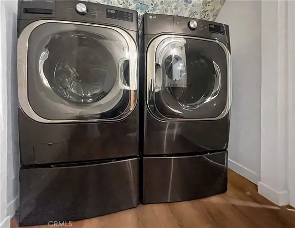 a close view of utility and utility room