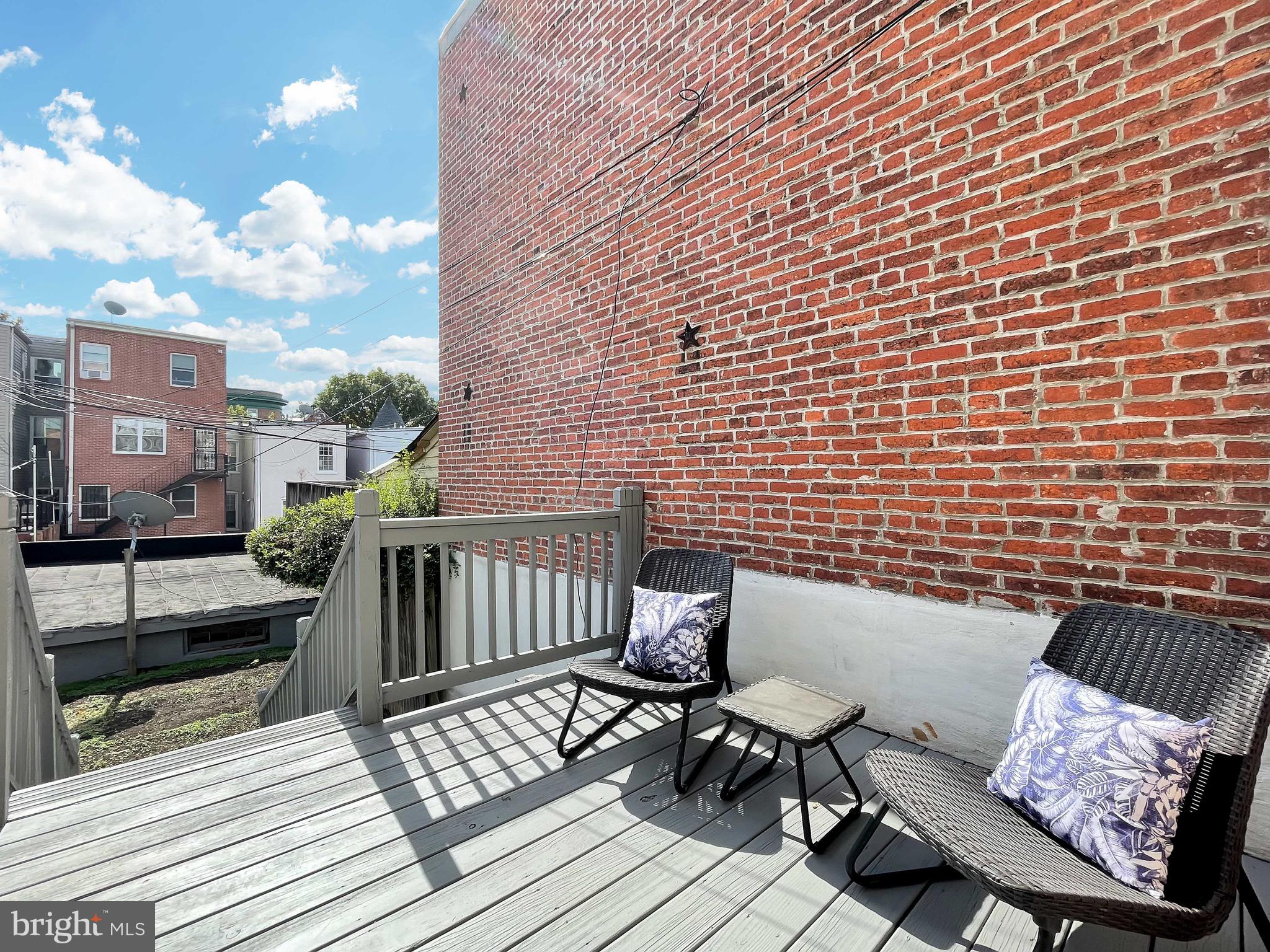 56 R Street Northwest Washington, DC 20001 - Photo 29 of 64 Rear deck