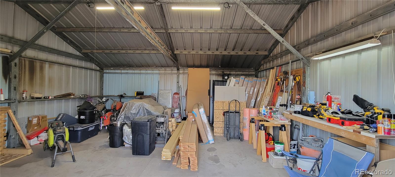 8246 Manitou Springs Road Blanca, CO 81123 - Photo 32 of 43 a view of a storage room with an empty space