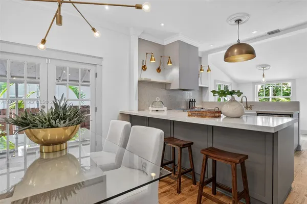 a bedroom with a bed and a view of bathroom