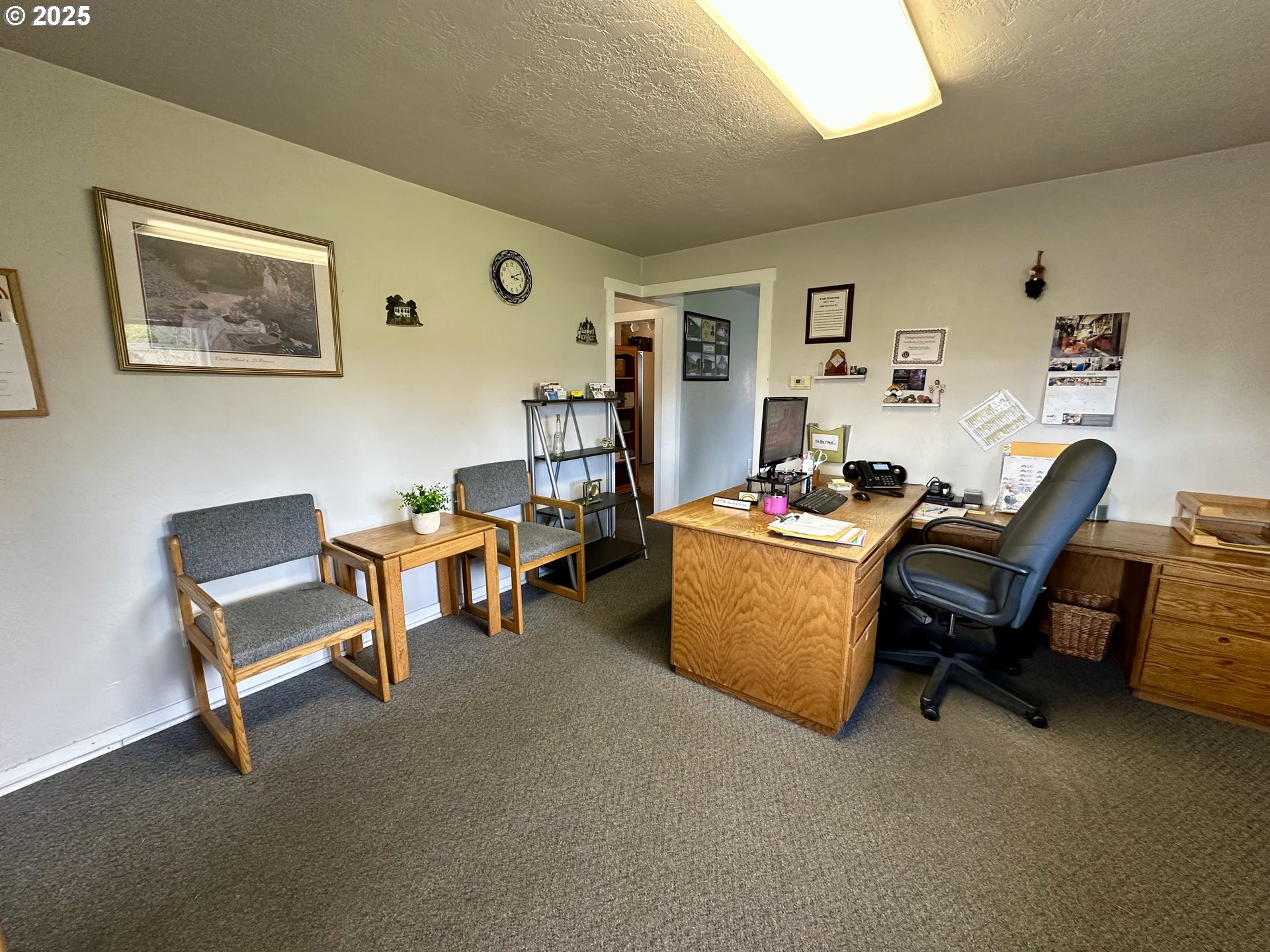 83 Swain Lane Eugene, OR 97404 - Photo 6 of 23 a view of a workspace with furniture and toys