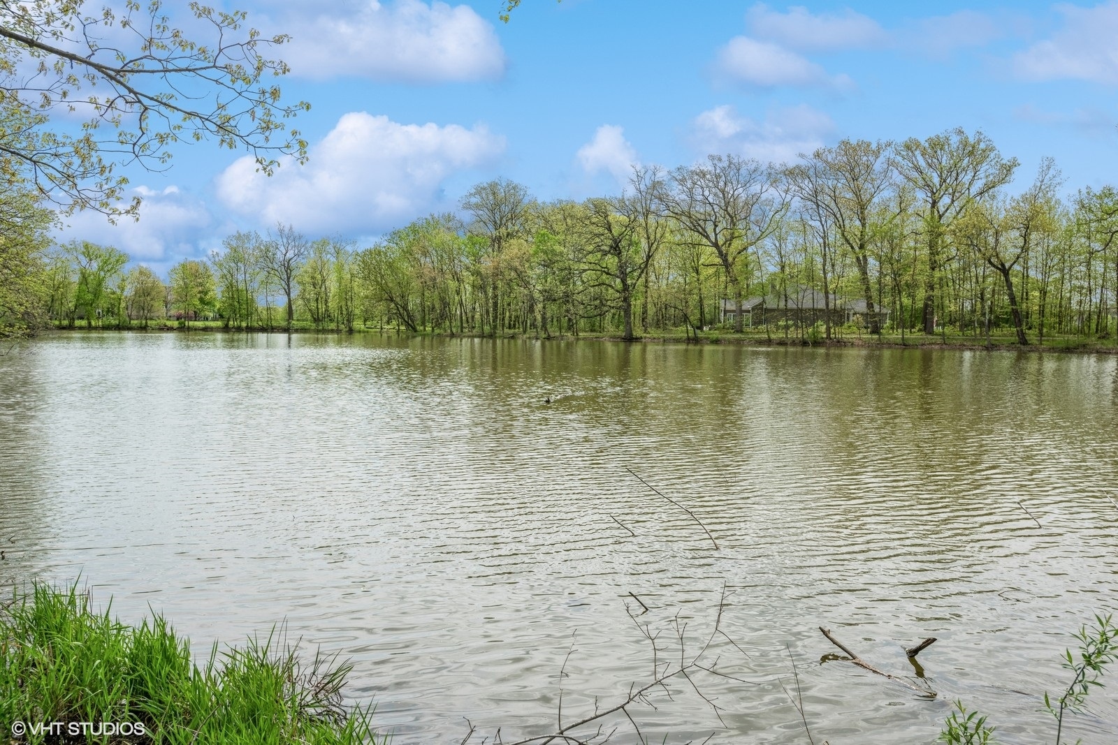 1680 Airdrie Lane Hoffman Estates, IL 60192 - Photo 10 of 13 a view of a lake with houses in the back