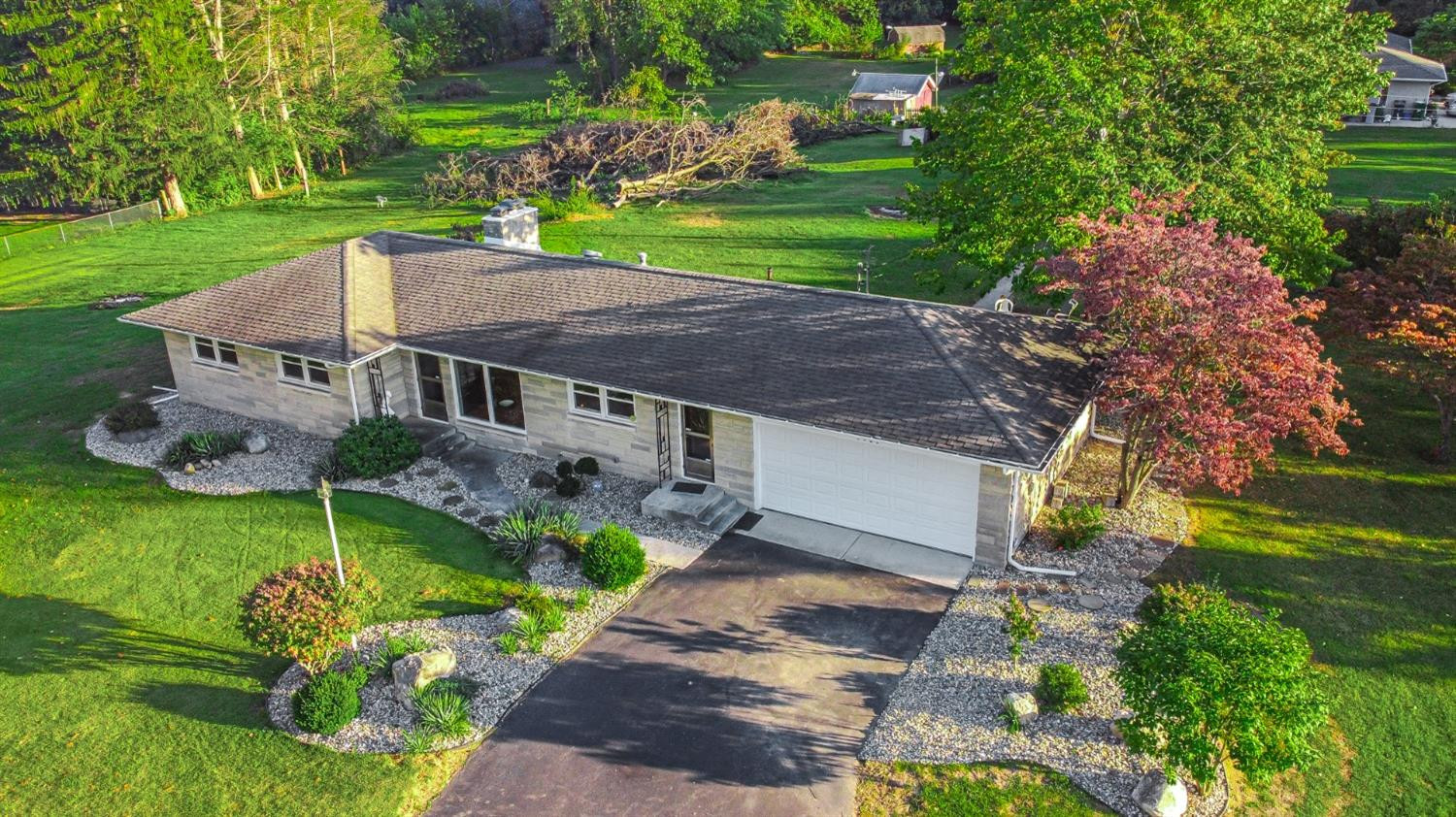 3508 Highway 20 Rolling Prairie, IN 46371 - Photo 23 of 29 an aerial view of a house
