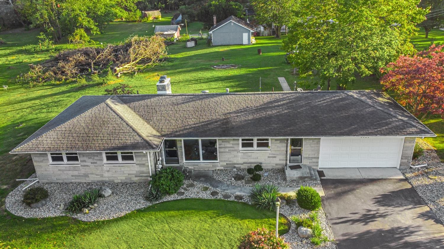 3508 Highway 20 Rolling Prairie, IN 46371 - Photo 24 of 29 a aerial view of a house