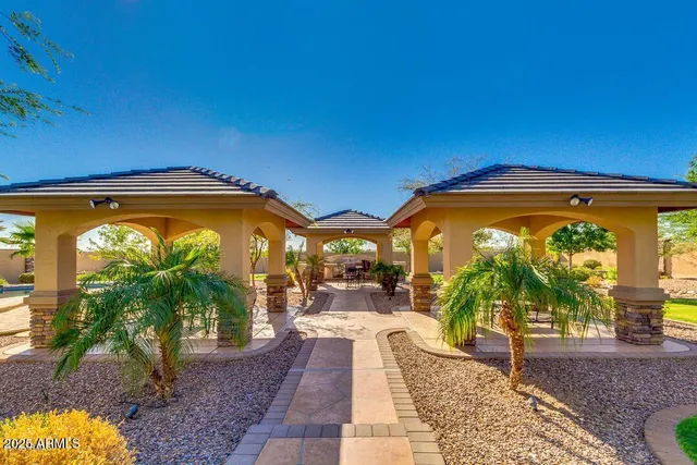 a view of a porch with a garden