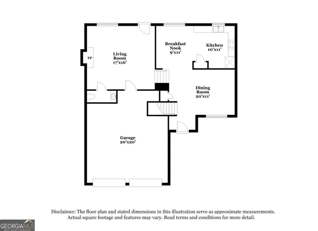 a picture of a bench in front of a wall