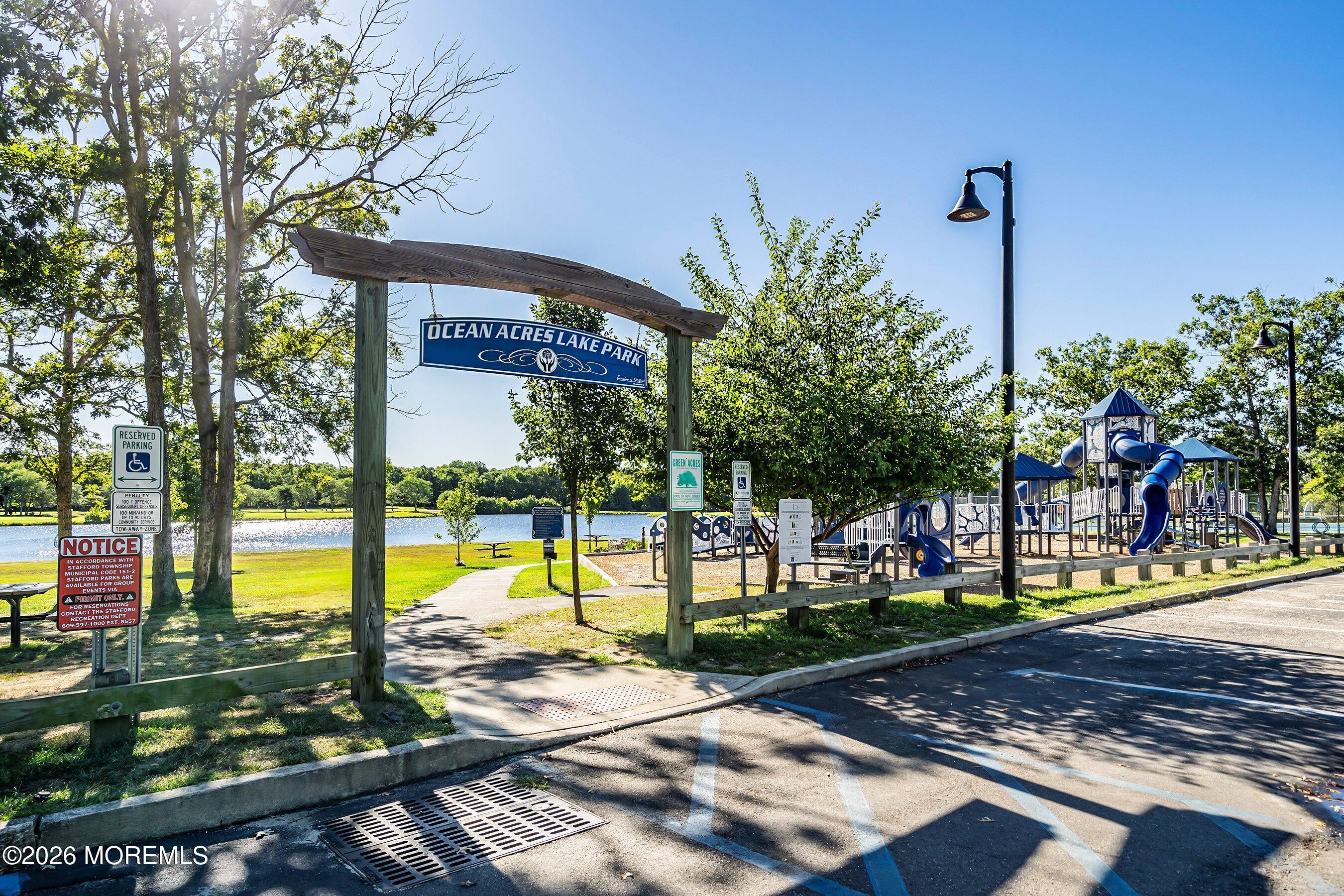 161 Mooring Road Manahawkin, NJ 08050 - Photo 34 of 38 42-OA Lake Park sign