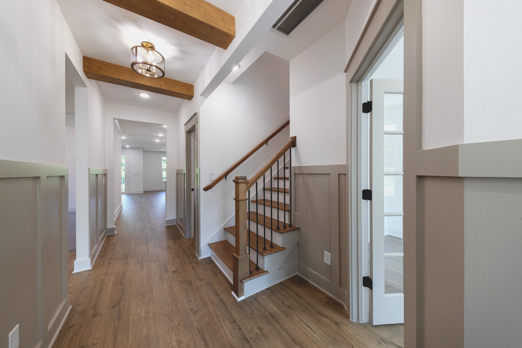 6616 Old Zion Road Columbia, TN 38401 - Photo 5 of 52 a view of entryway with wooden floor and stairs