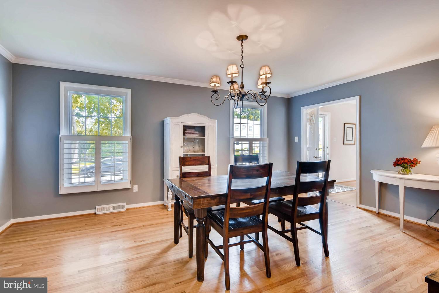10510 Longbranch Road Cockeysville, MD 21030 - Photo 10 of 28 a view of a dining room with furniture window and wooden floor