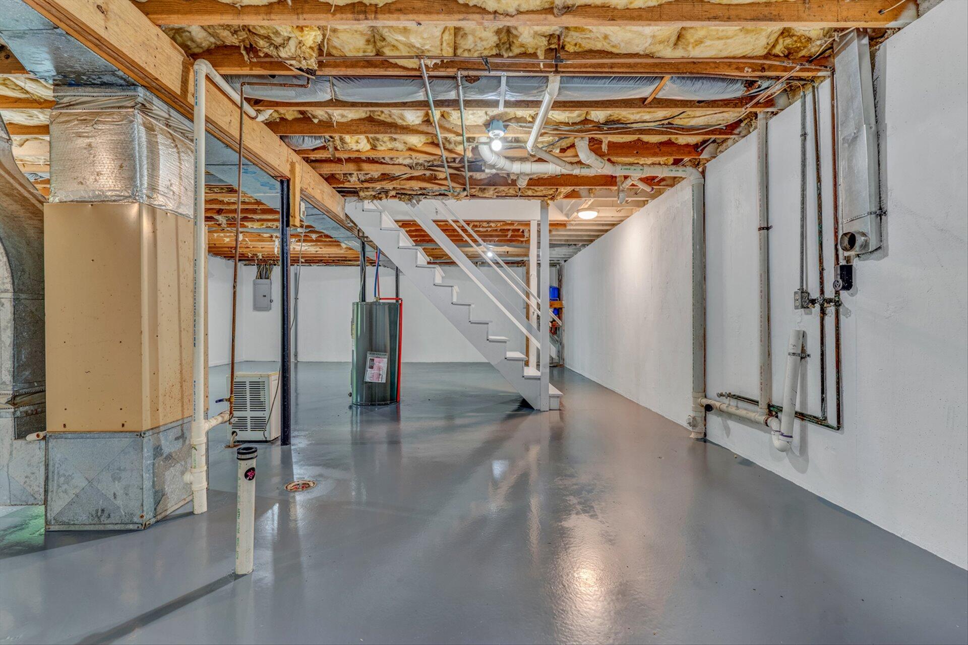 854 Harmony Road Boones Mill, VA 24065 - Photo 7 of 16 a view of a hallway with wooden floors