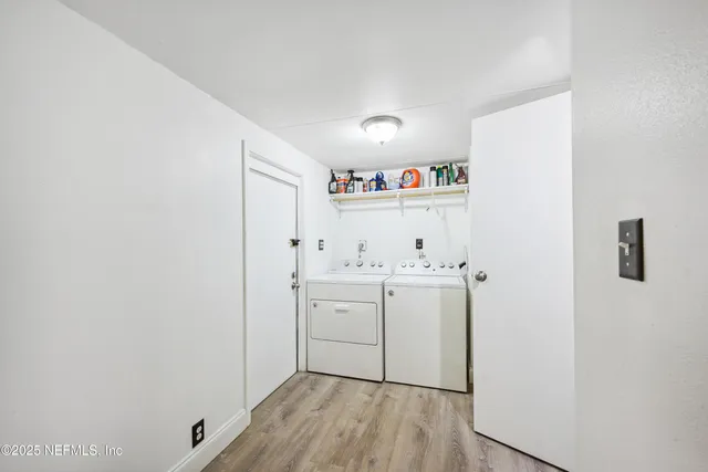 a room with storage and utility