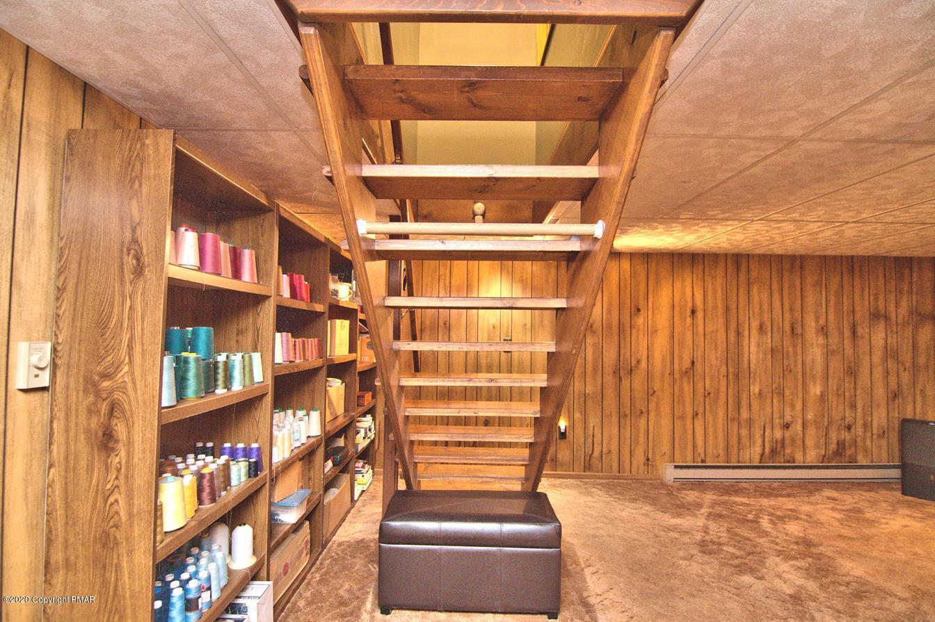 245 Crescent Lake Road Scotrun, PA 18355 - Photo 35 of 62 Living Room/Office Staircase