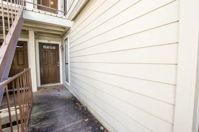 a view of front door