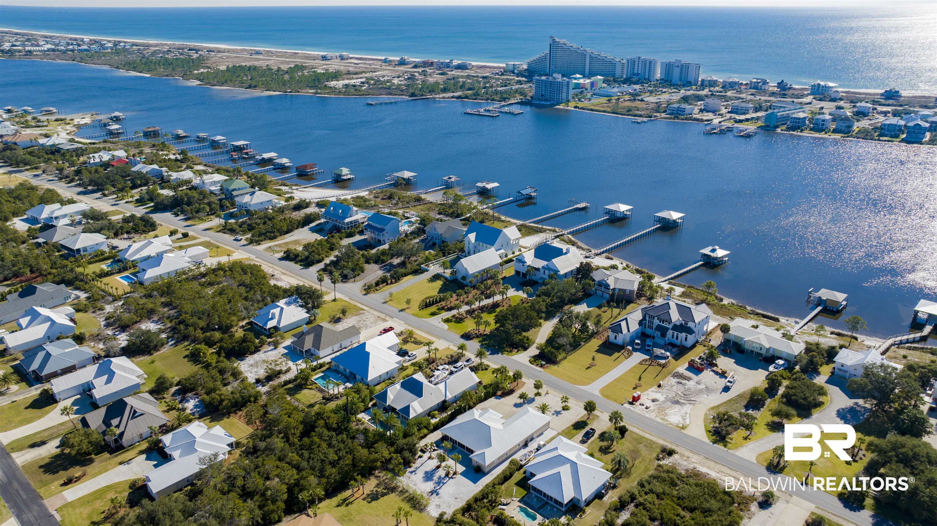 31295 River Road Orange Beach, AL 36561 - Photo 55 of 58 Aerial view featuring a water view