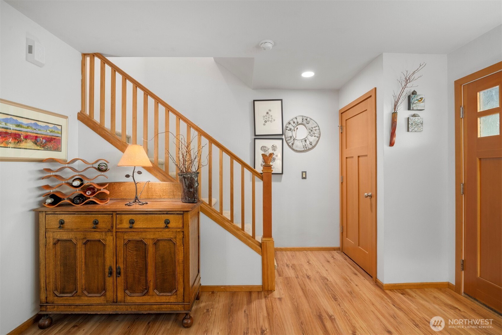 337 Sudden Valley Drive Bellingham, WA 98229 - Photo 21 of 40 a view of entryway with wooden floor