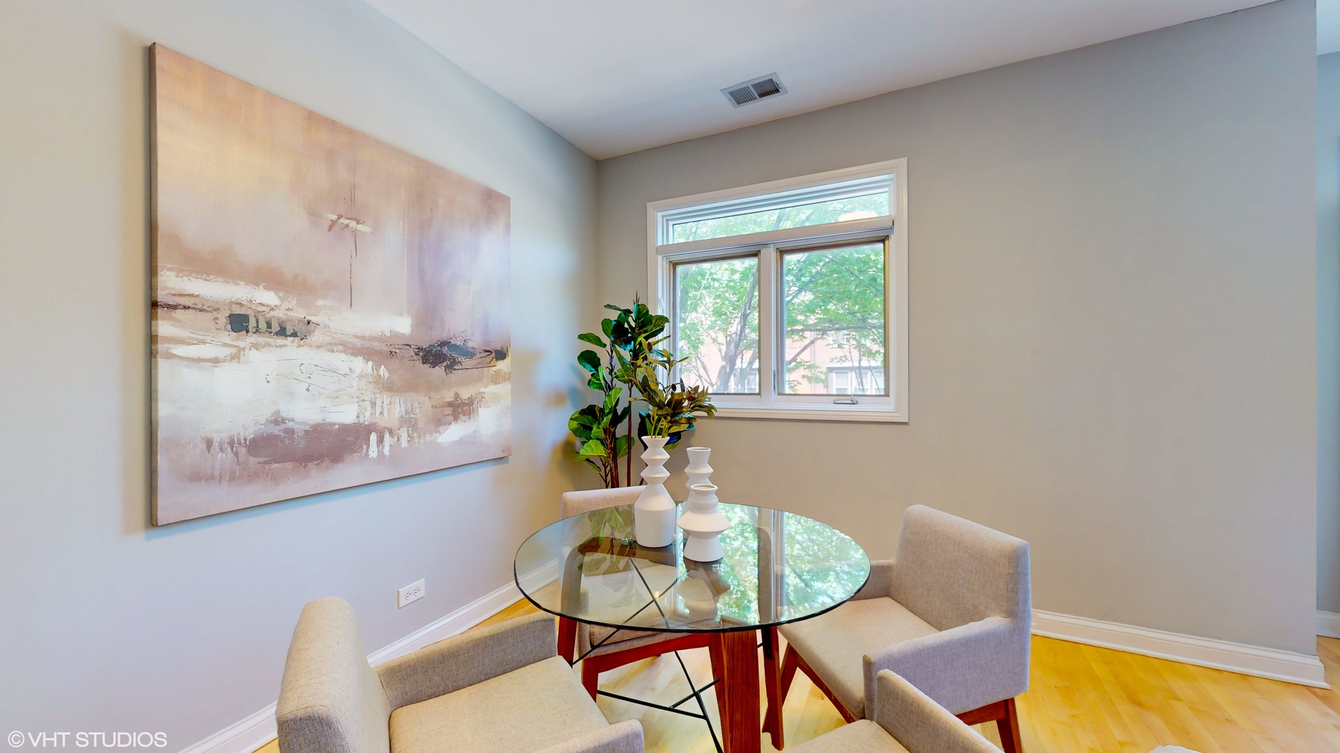 1401 West Fillmore Street, Unit 2 Chicago, IL 60607 - Photo 9 of 26 a dining room with furniture and window