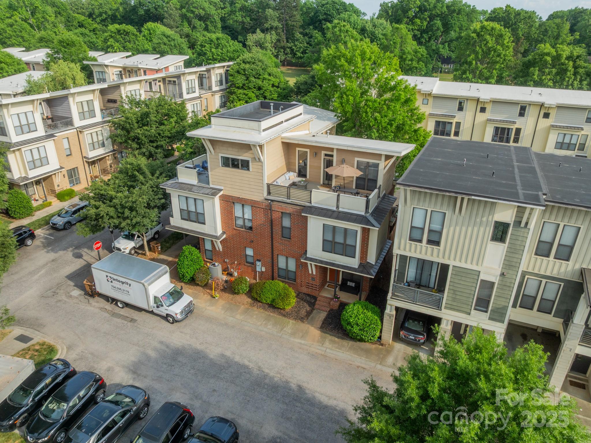 2988 Textile Way Charlotte, NC 28205 - Photo 34 of 36 an aerial view of a house
