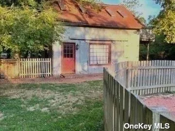 a view of stairs and yard