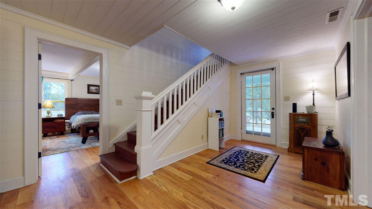 4007 Redwood Road Durham, NC 27704 - Photo 11 of 30 10 year restoration really shows with the grand entrance. Hardwoods throughout.