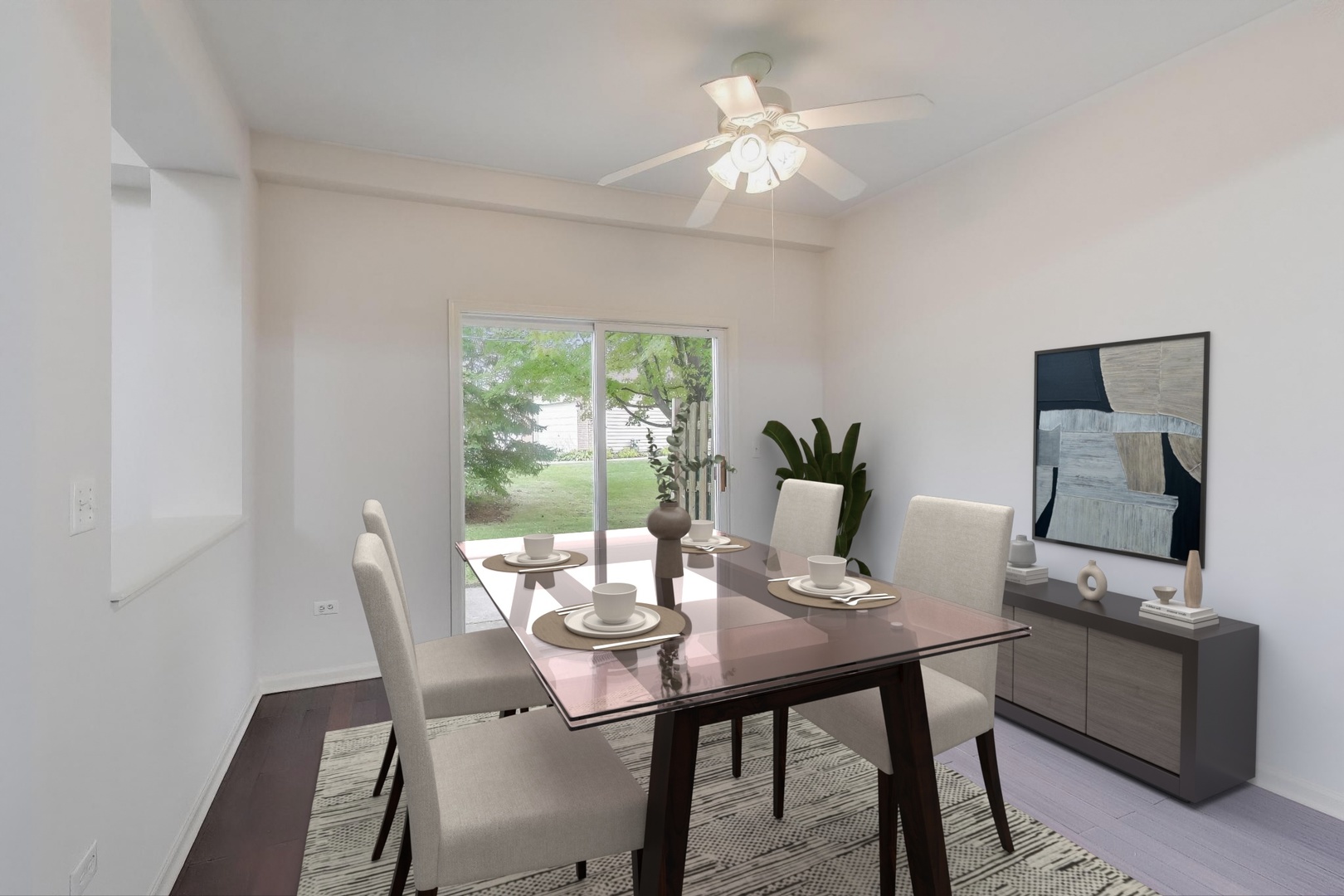 1677 South Candlestick Way Waukegan, IL 60048 - Photo 5 of 30 a view of a dining room with furniture window and wooden floor