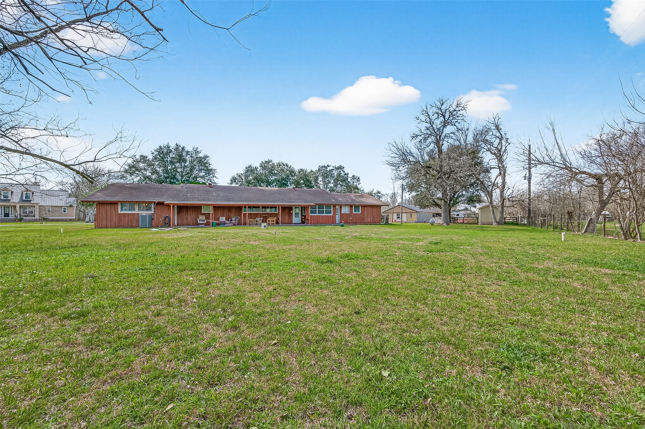 403 Wrangler Road Simonton, TX 77485 - Photo 26 of 33 a view of a house with a big yard