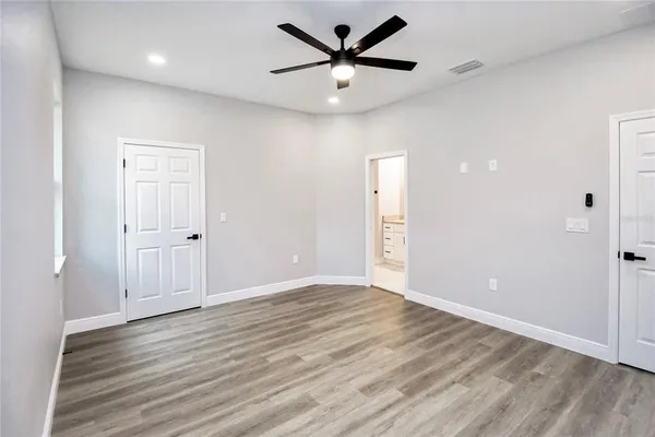 wooden floor in an empty room