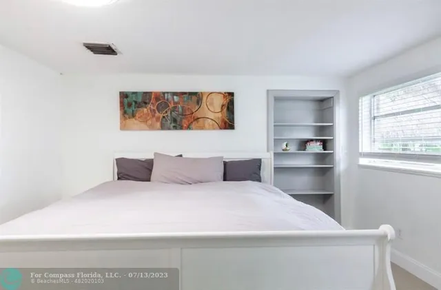 a outdoor dining space with furniture