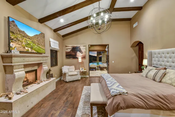 a bathroom with a granite countertop sink toilet and a mirror