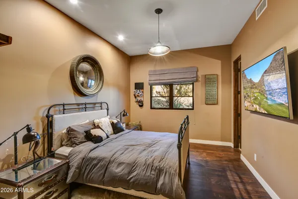 a view of an aerial view of residential houses with outdoor space and trees