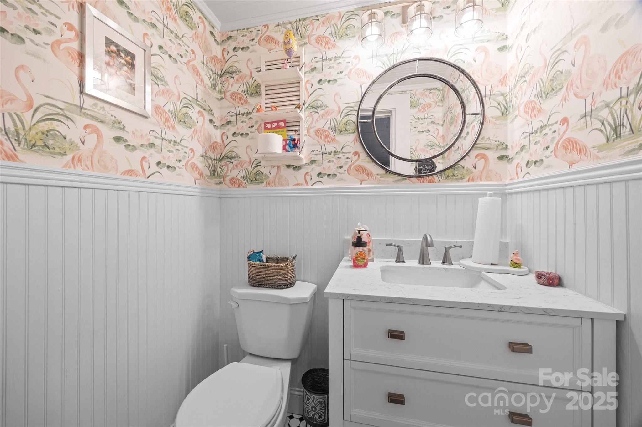 205 East Jefferson Street York, SC 29745 - Photo 21 of 35 a bathroom with a toilet and a sink