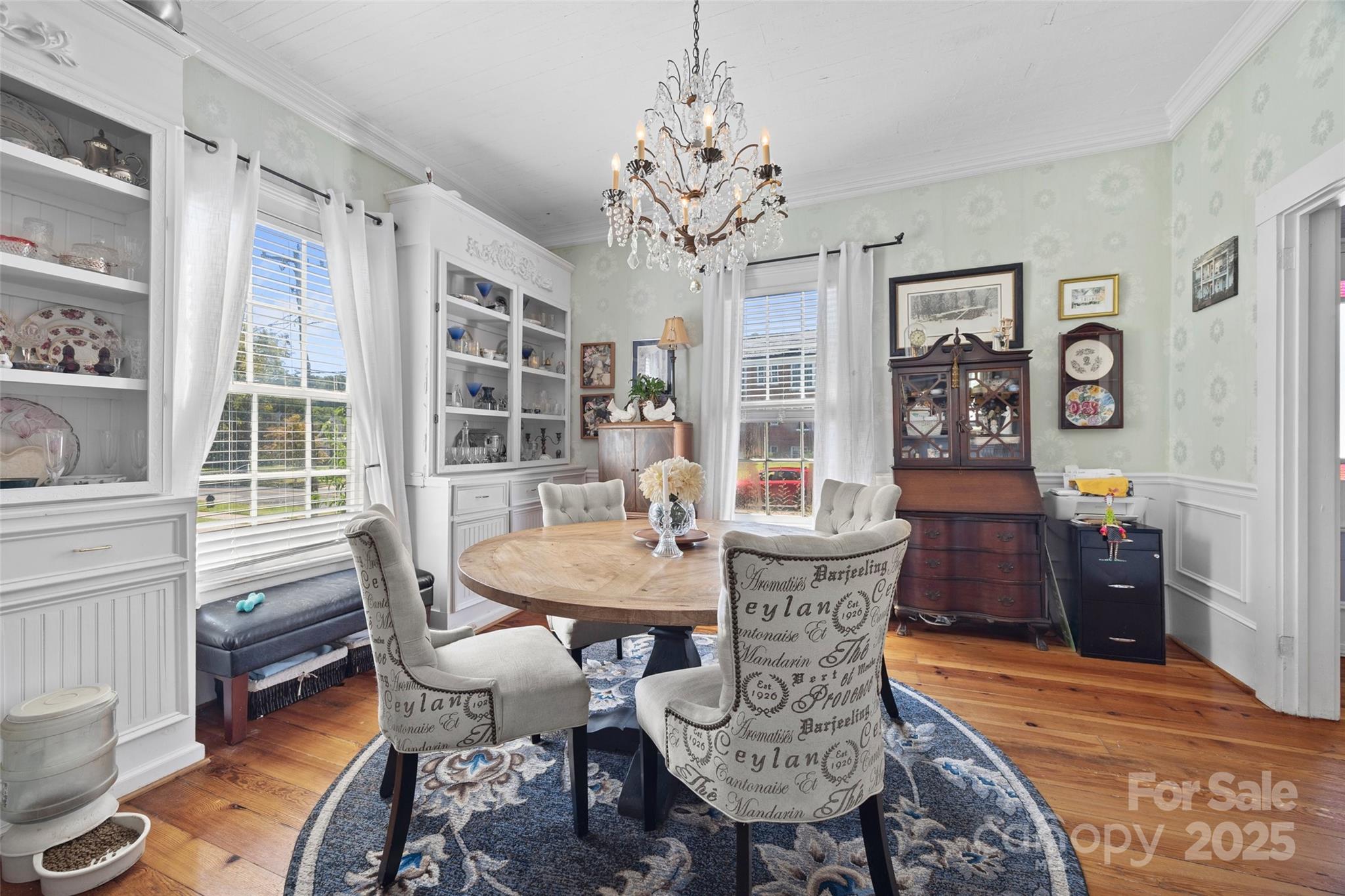 205 East Jefferson Street York, SC 29745 - Photo 10 of 35 a view of a dining room with furniture window and wooden floor