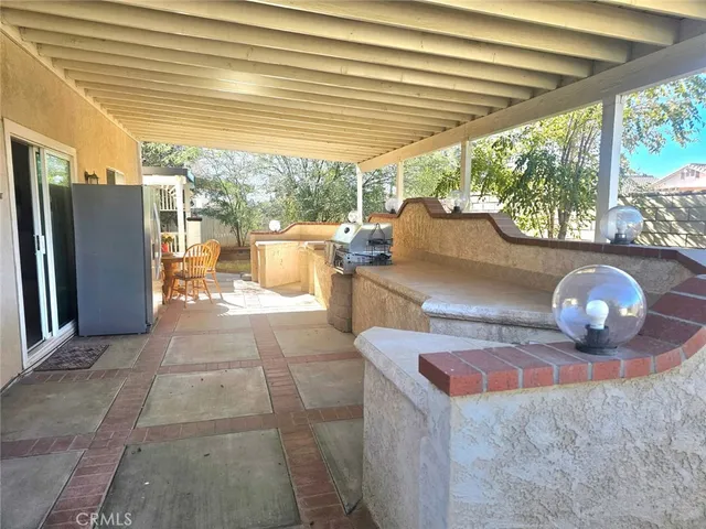 a view of a porch of the house