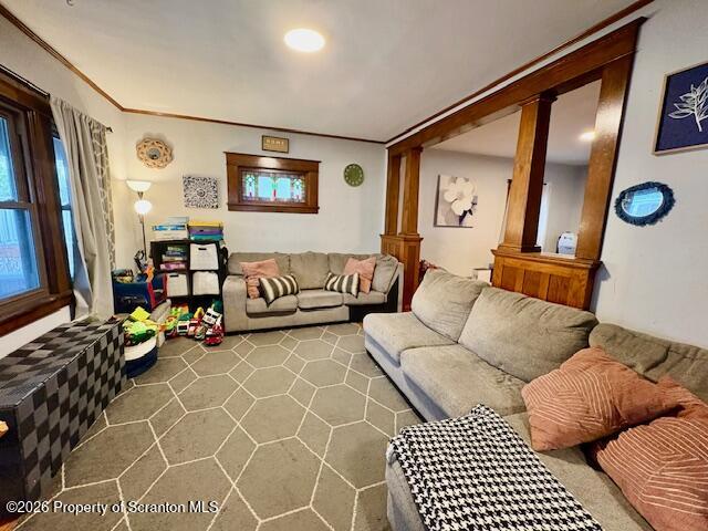 1200 Watson Street Scranton, PA 18504 - Photo 20 of 49 a living room with furniture and a flat screen tv