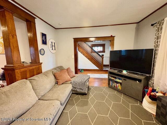 1200 Watson Street Scranton, PA 18504 - Photo 22 of 49 a living room with furniture and a flat screen tv