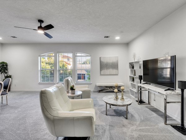 2523 Watts Street Houston, TX 77030 - Photo 33 of 45 a living room with furniture and a flat screen tv