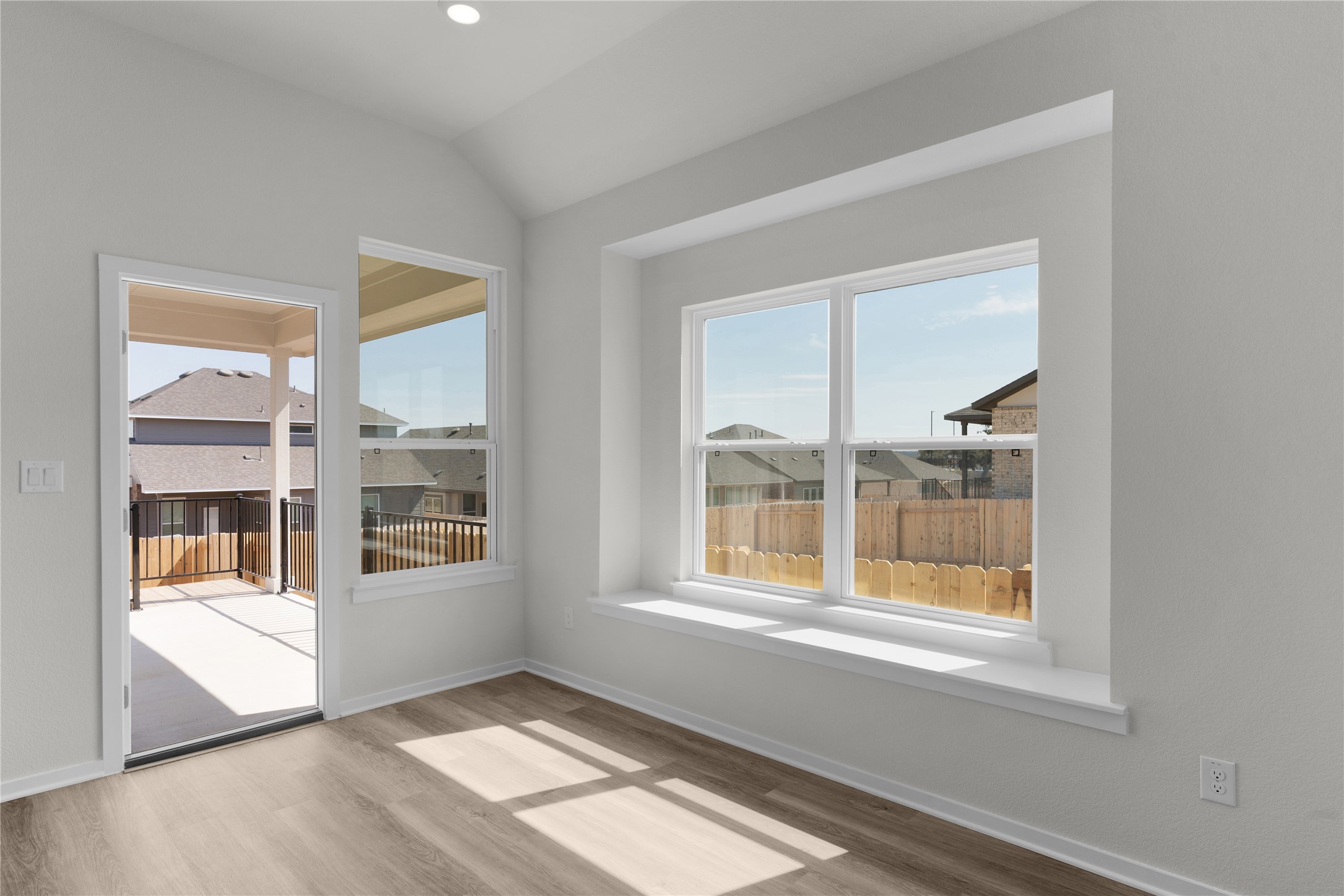 205 Blue Vervain Trail Georgetown, TX 78633 - Photo 16 of 27 a view of an empty room with a window