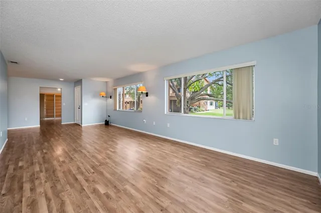 wooden floor in an empty room