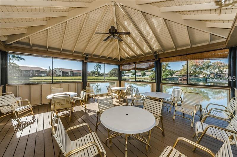4014 Davit Drive, Unit A New Port Richey, FL 34652 - Photo 49 of 49 a view of a patio with swimming pool
