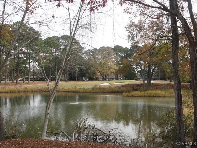 a view of lake with trees