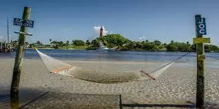 a view of a golf course with a lake