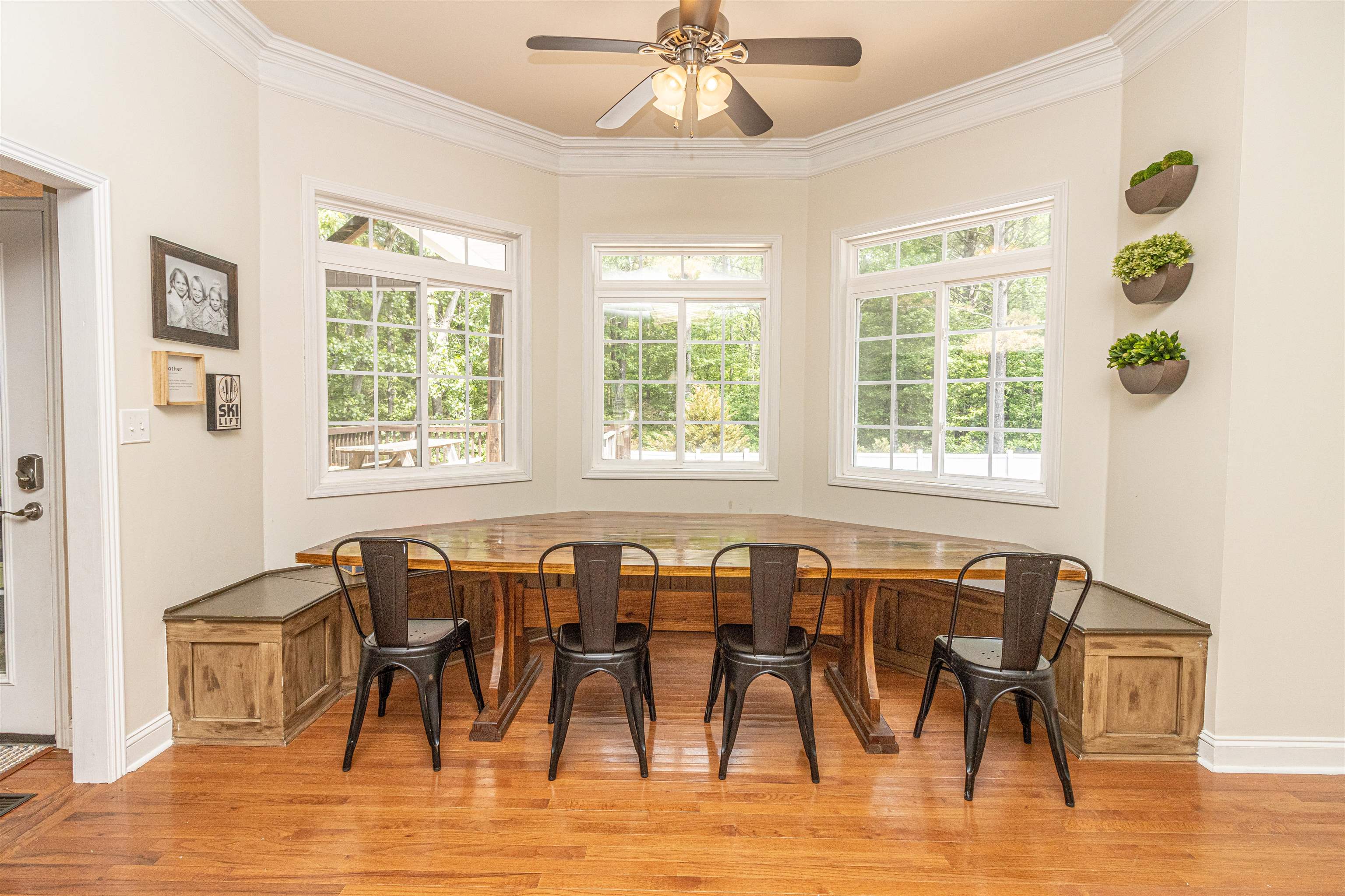 3501 Blue Bird Lane Corinth, MS 38834 - Photo 8 of 25 a view of a dining room with furniture window and wooden floor