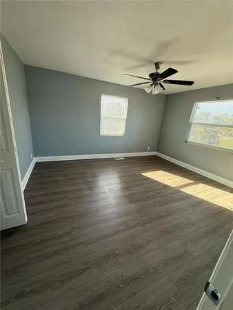wooden floor in an empty room