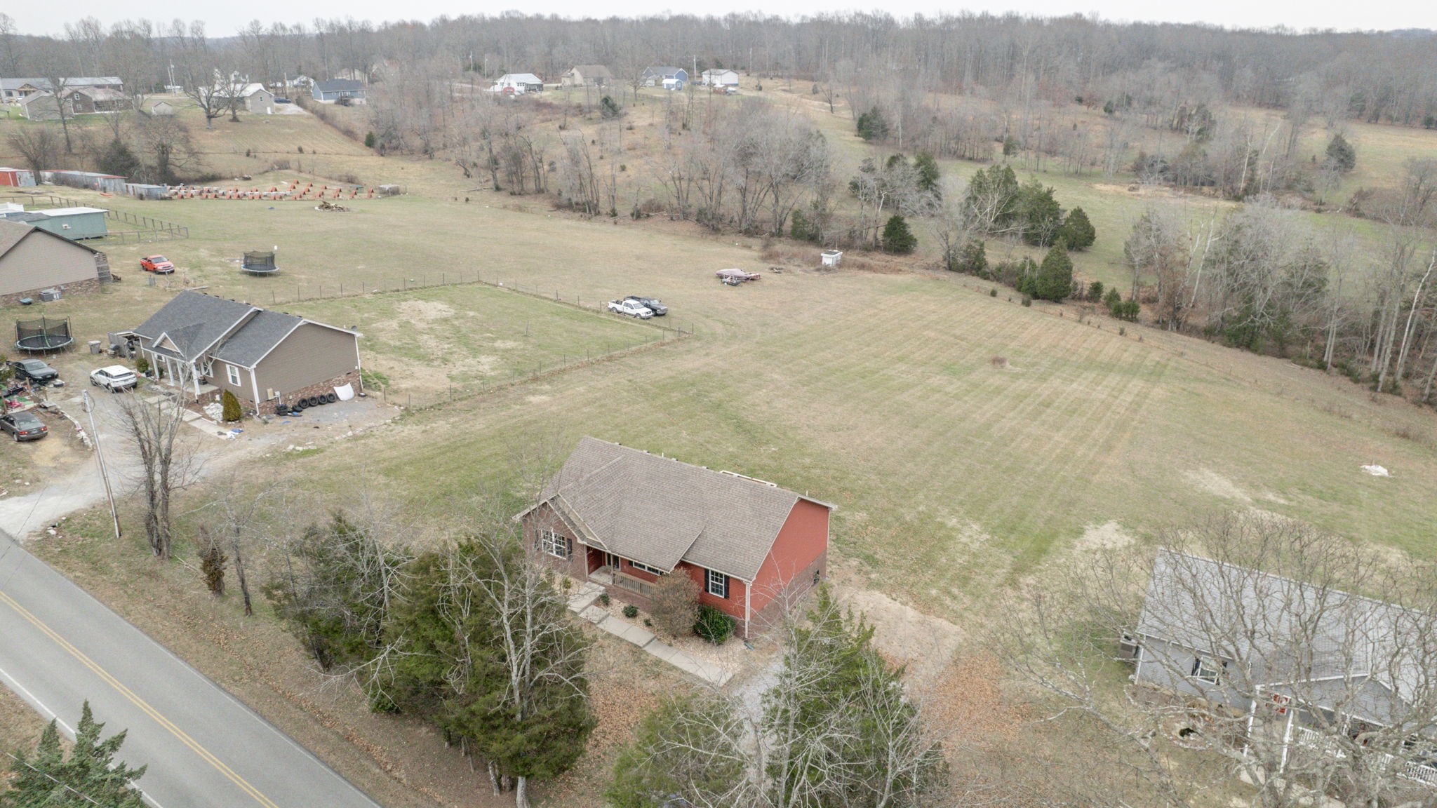 574 Keytown Road Portland, TN 37148 - Photo 45 of 45 an aerial view of a house with a mountain