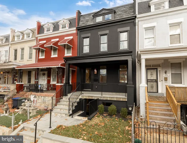 a front view of a building with street