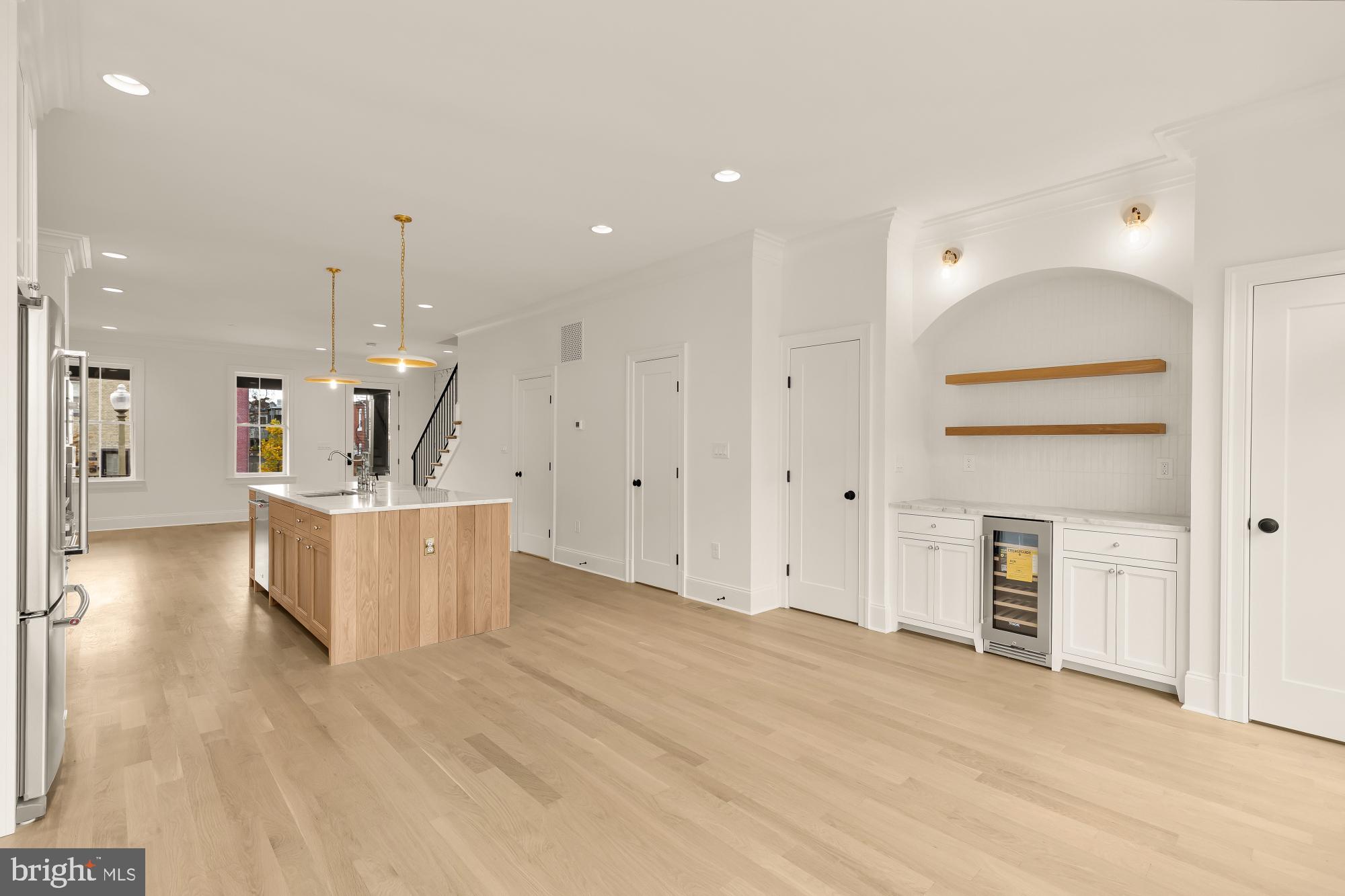 1010 I Street Northeast Washington, DC 20002 - Photo 22 of 51 a view of kitchen with furniture and wooden floor