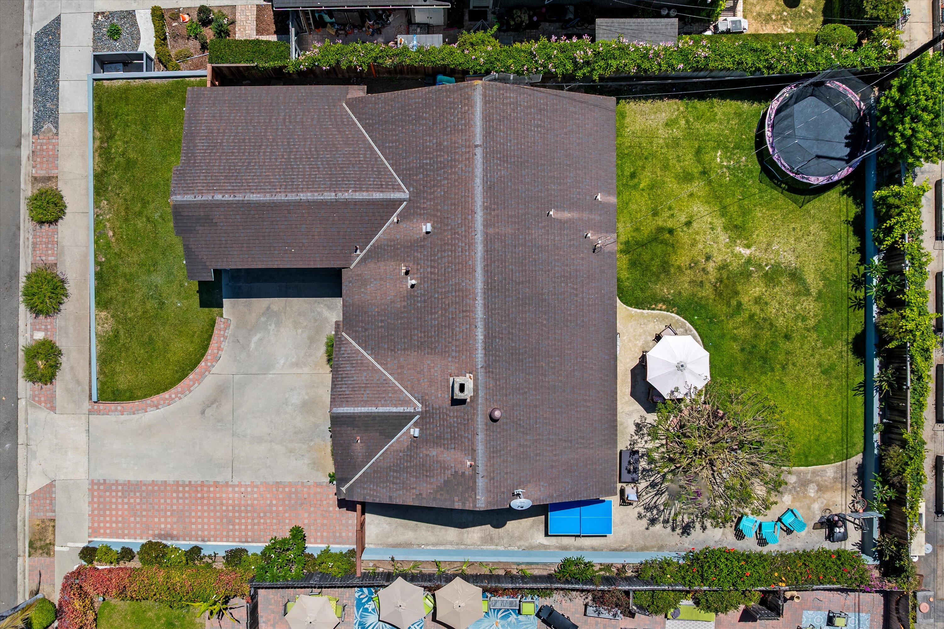 231 Salida Del Sol Santa Barbara, CA 93109 - Photo 25 of 30 an aerial view of a house with garden space and street view