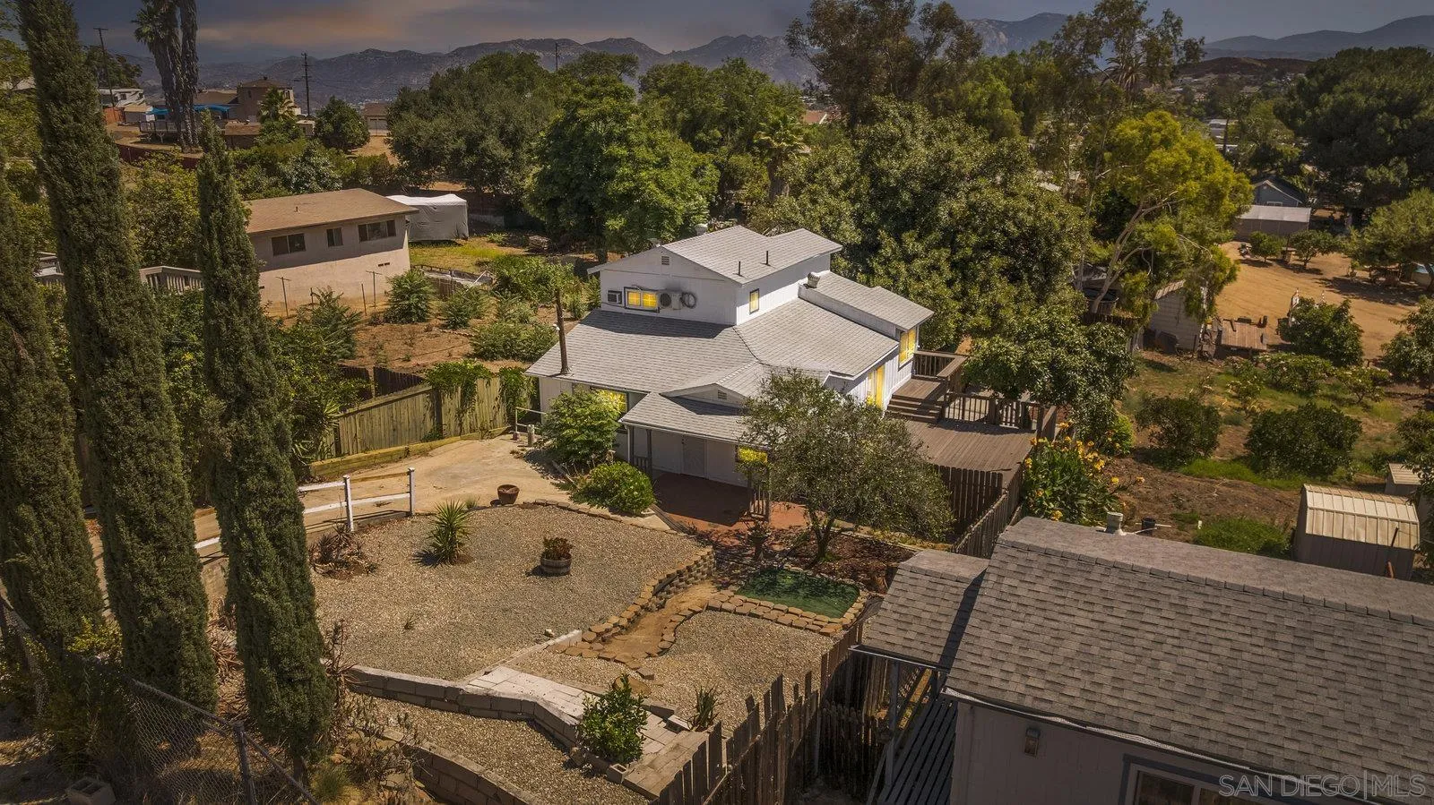 8545 Gardena Road Lakeside, CA 92040 - Photo 2 of 67 an aerial view of a house with outdoor space
