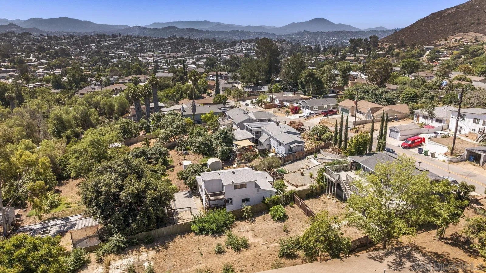 8545 Gardena Road Lakeside, CA 92040 - Photo 51 of 67 an aerial view of residential house with outdoor space
